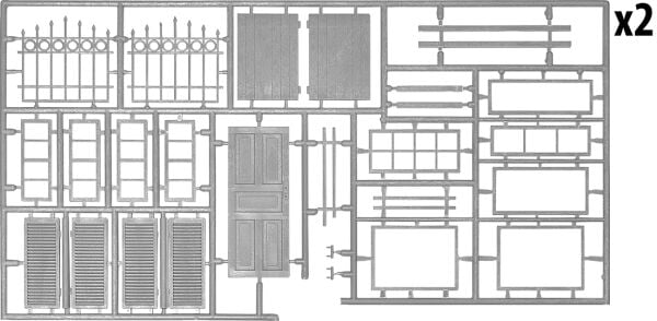 1/35 ACCESSORIES FOR BUILDINGS