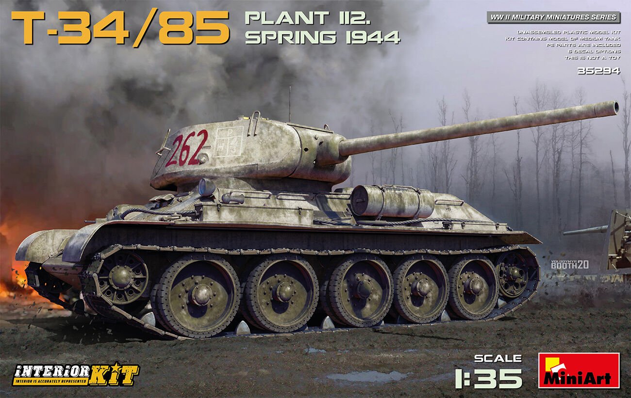1/35  T-34/85 PLANT 112. SPRING 1944. INTERIOR KIT