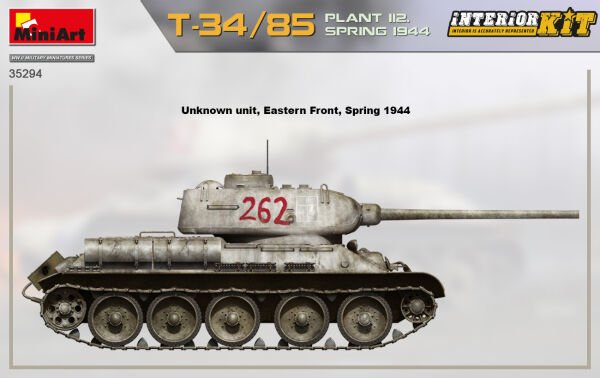 1/35  T-34/85 PLANT 112. SPRING 1944. INTERIOR KIT