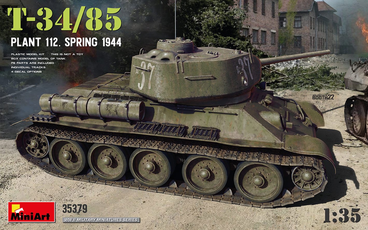 1/35 T-34/85 PLANT 112. SPRING 1944