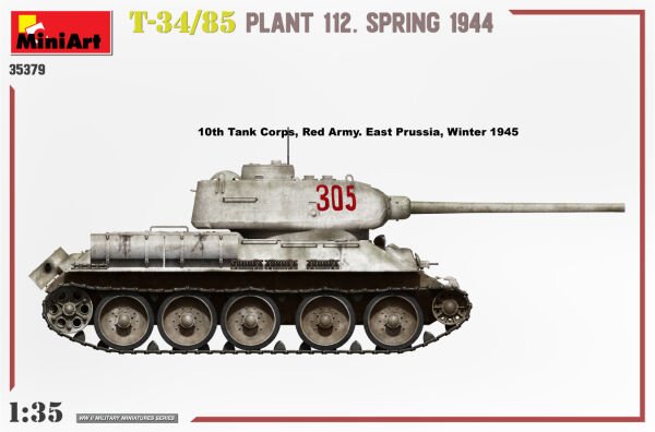 1/35 T-34/85 PLANT 112. SPRING 1944