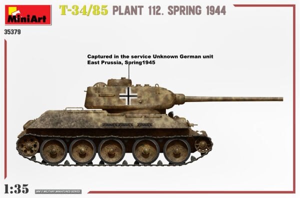 1/35 T-34/85 PLANT 112. SPRING 1944