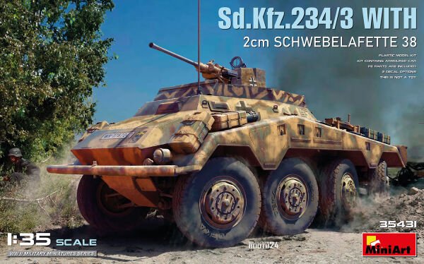 1/35 Sd.Kfz.234/3 WITH 2cm SCHWEBELAFETTE 38