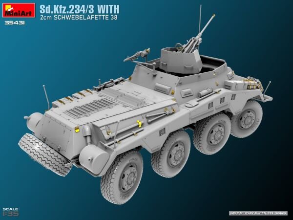 1/35 Sd.Kfz.234/3 WITH 2cm SCHWEBELAFETTE 38