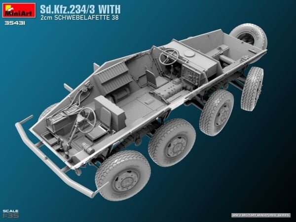 1/35 Sd.Kfz.234/3 WITH 2cm SCHWEBELAFETTE 38