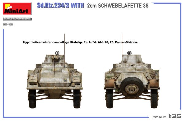1/35 Sd.Kfz.234/3 WITH 2cm SCHWEBELAFETTE 38