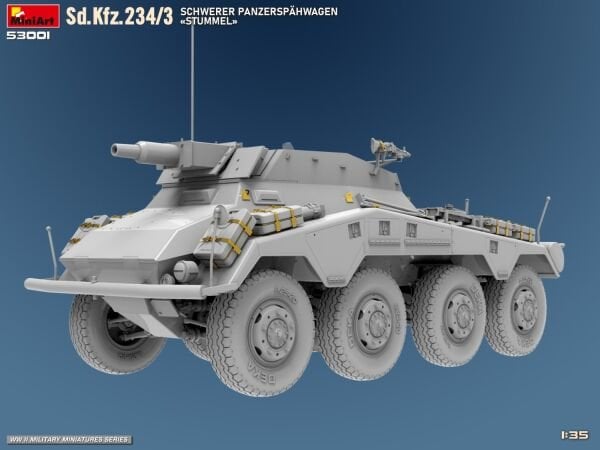 1/35  Sd.Kfz.234/3 SCHWERER PANZERSPÄHWAGEN «STUMMEL»