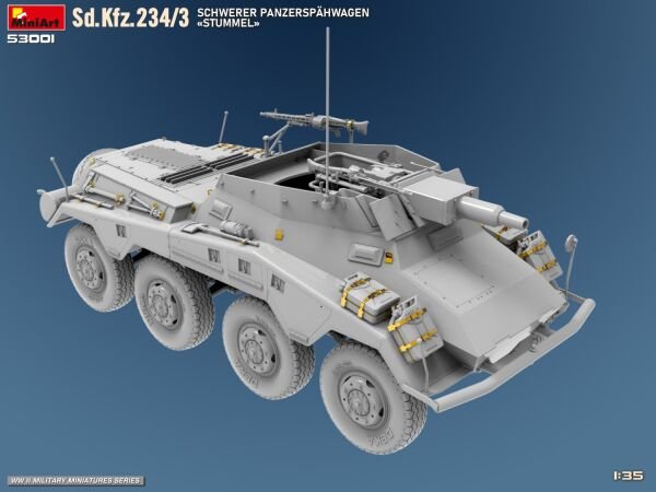 1/35  Sd.Kfz.234/3 SCHWERER PANZERSPÄHWAGEN «STUMMEL»