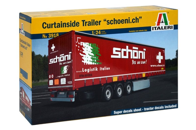1/24  CURTAINSIDE TRAILER (schoeni.ch)