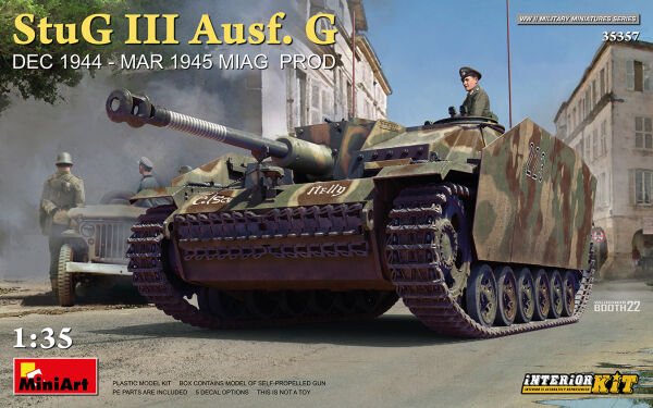 1/35 StuG III Ausf. G DEC 1944 – MAR 1945 MIAG PROD. INTERIOR KIT