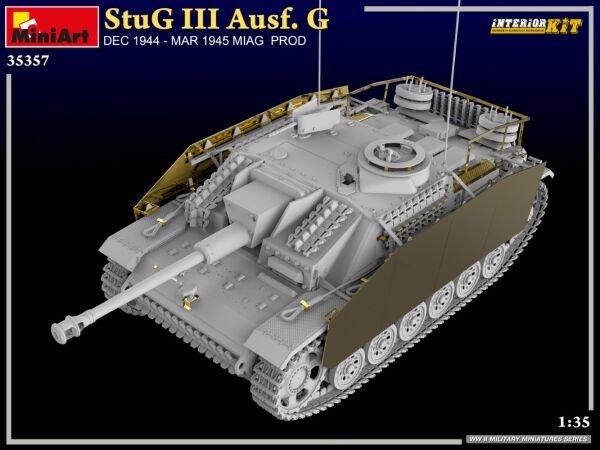 1/35 StuG III Ausf. G DEC 1944 – MAR 1945 MIAG PROD. INTERIOR KIT