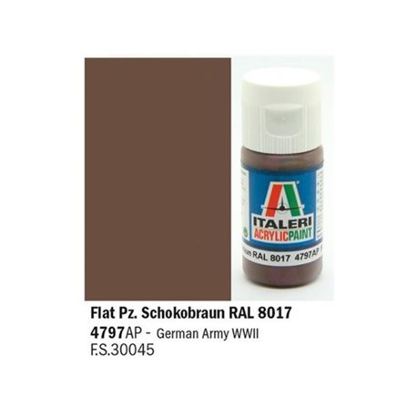 4797 ap flat Pz. Schokobraun RAL 8017 fs.30045   20 ml.