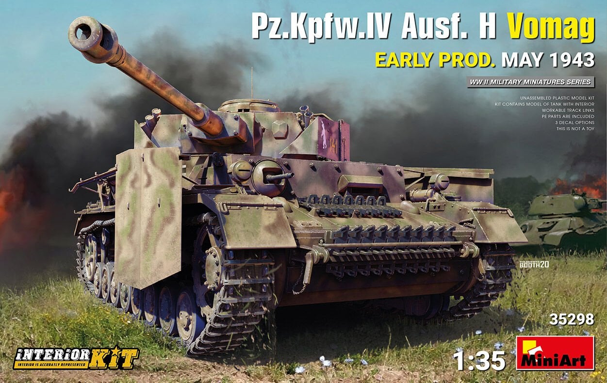 1/35 Pz.Kpfw.IV Ausf. H Vomag. EARLY PROD. MAY 1943. INTERIOR KIT