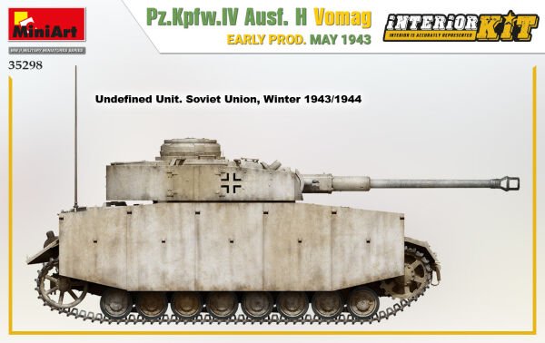 1/35 Pz.Kpfw.IV Ausf. H Vomag. EARLY PROD. MAY 1943. INTERIOR KIT