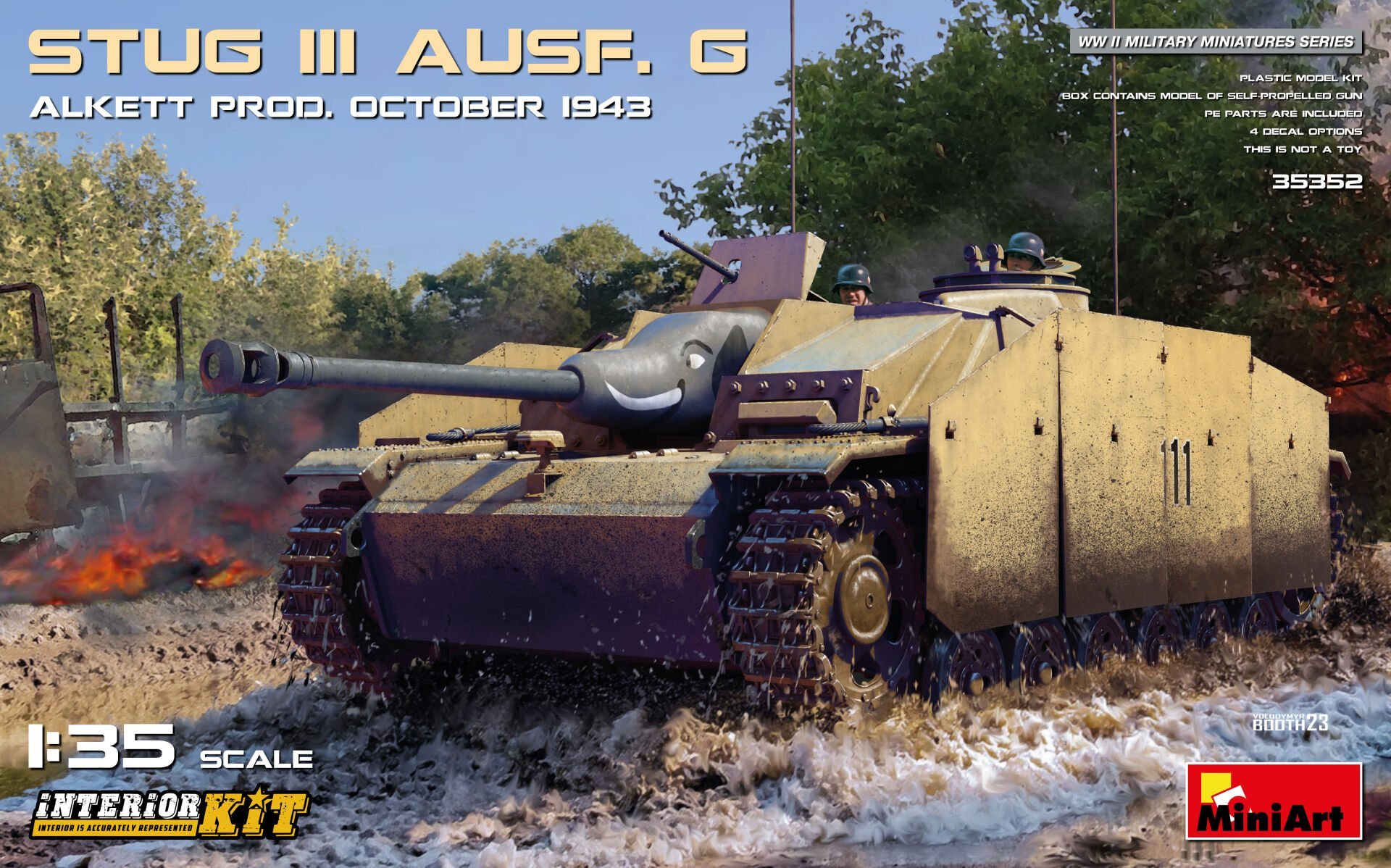 1/35 STUG III AUSF. G ALKETT PROD. OCTOBER 1943 INTERIOR KIT