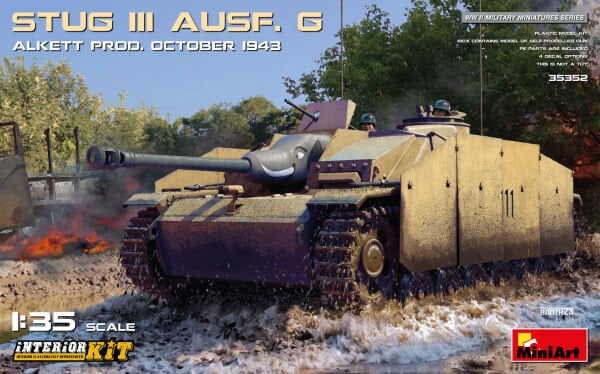 1/35 STUG III AUSF. G ALKETT PROD. OCTOBER 1943 INTERIOR KIT