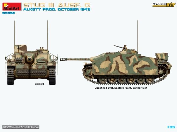 1/35 STUG III AUSF. G ALKETT PROD. OCTOBER 1943 INTERIOR KIT