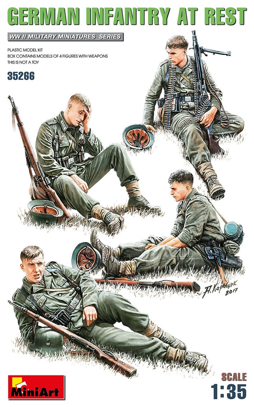 1/35 GERMAN INFANTRY AT REST