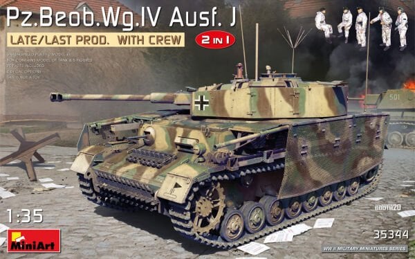 1/35 Pz.Beob.Wg.IV Ausf. J LATE/LAST PROD. 2 IN 1 W/CREW