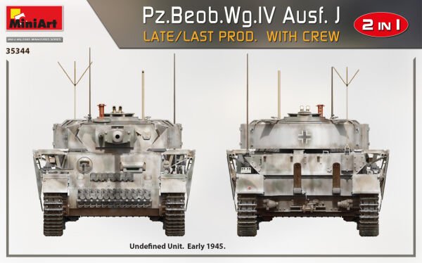 1/35 Pz.Beob.Wg.IV Ausf. J LATE/LAST PROD. 2 IN 1 W/CREW