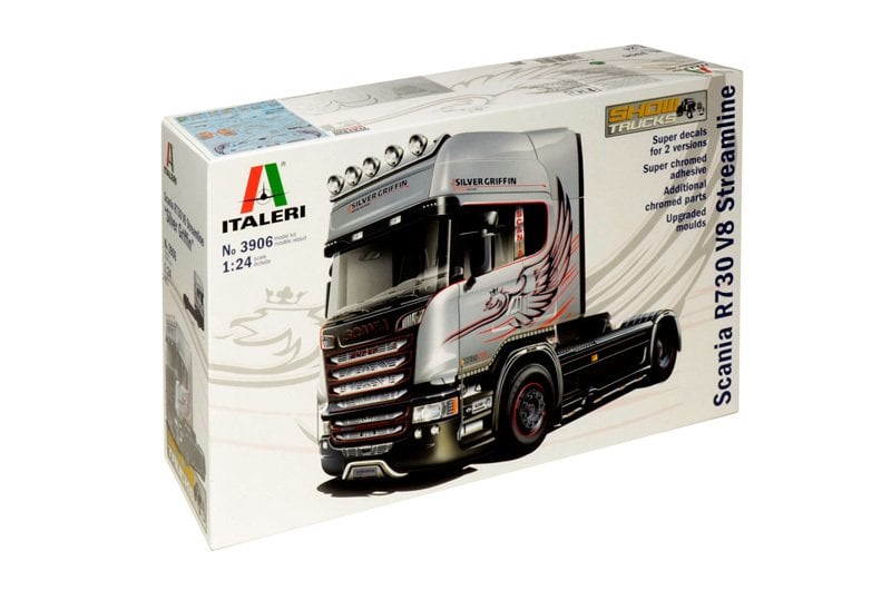 1/24   SCANIA R730 V8 STREAMLINE ''SILVER GRIFFIN''