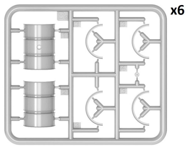 1/35 GERMAN SOLDIERS WITH FUEL DRUMS
