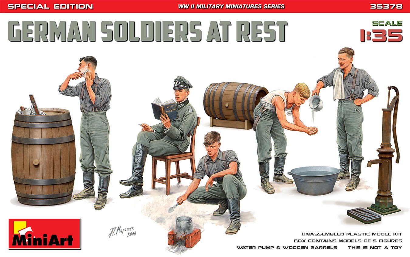 1/35 GERMAN SOLDIRES AT REST