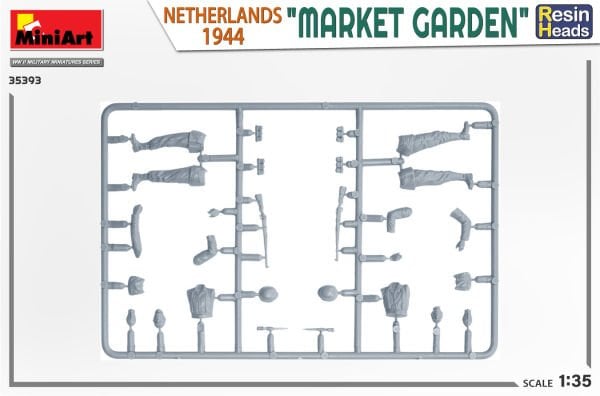 1/35 (MARKET GARDEN) NETHERLANDS 1944  'RESIN HEADS'