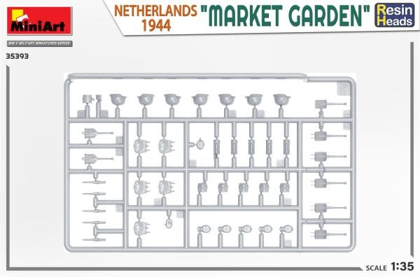 1/35 (MARKET GARDEN) NETHERLANDS 1944  'RESIN HEADS'