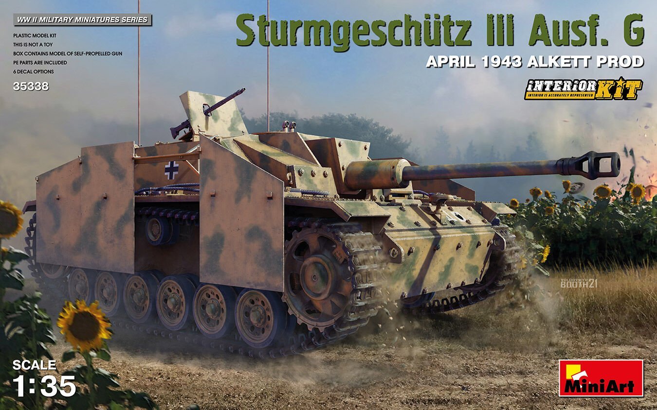 1/35 Sturmgeschutz III Ausf. G APRIL 1943 ALKETT PROD. INTERIOR KIT