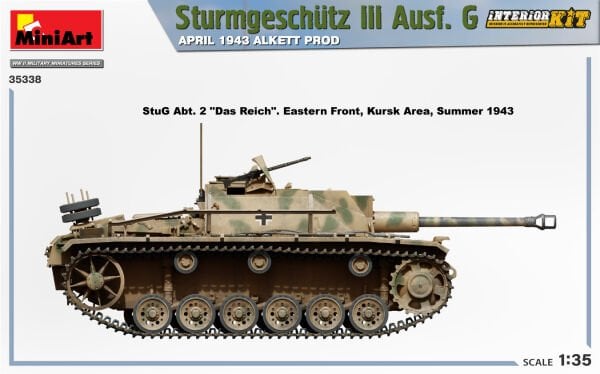 1/35 Sturmgeschutz III Ausf. G APRIL 1943 ALKETT PROD. INTERIOR KIT
