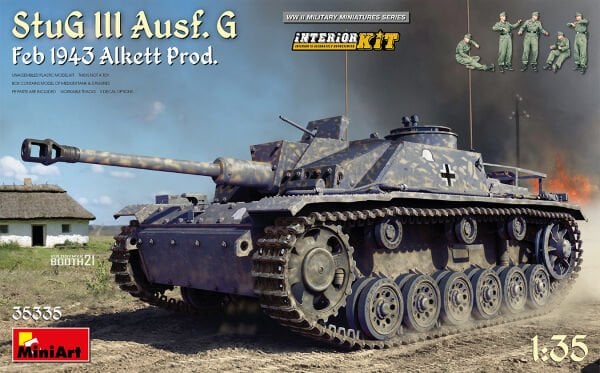 1/35  StuG III Ausf. G Feb 1943 Alkett Prod. INTERIOR KIT