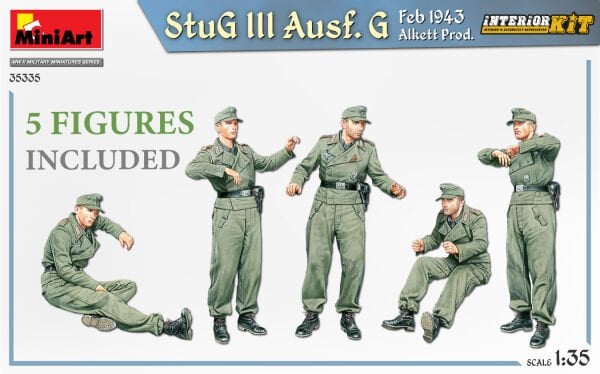 1/35  StuG III Ausf. G Feb 1943 Alkett Prod. INTERIOR KIT