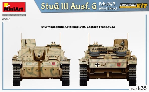 1/35  StuG III Ausf. G Feb 1943 Alkett Prod. INTERIOR KIT