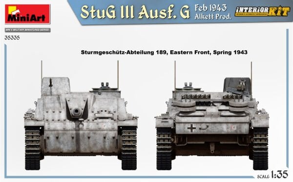 1/35  StuG III Ausf. G Feb 1943 Alkett Prod. INTERIOR KIT
