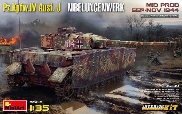 1/35 Pz.Kpfw.IV Ausf. J Nibelungenwerk. MID PROD. SEP-NOV 1944 INTERIOR KIT