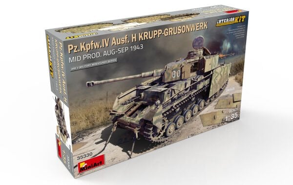 1/35 Pz.Kpfw.IV Ausf. H KRUPP-GRUSONWERK. MID PROD. AUG-SEP 1943. INTERIOR KIT