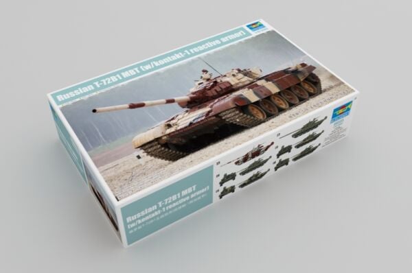 1/35 Russian T-72B1 MBT (w/kontakt-1 reactive armor)
