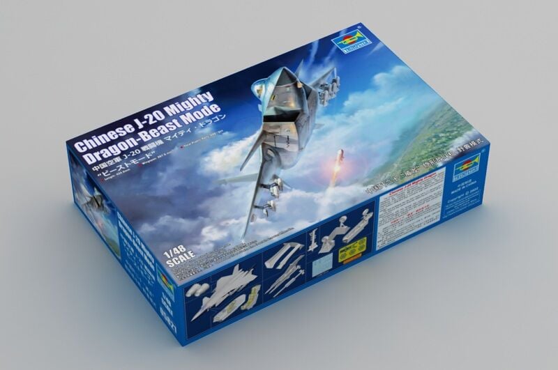 1/48 Chinese J-20 Mighty Dragon-Beast Mode