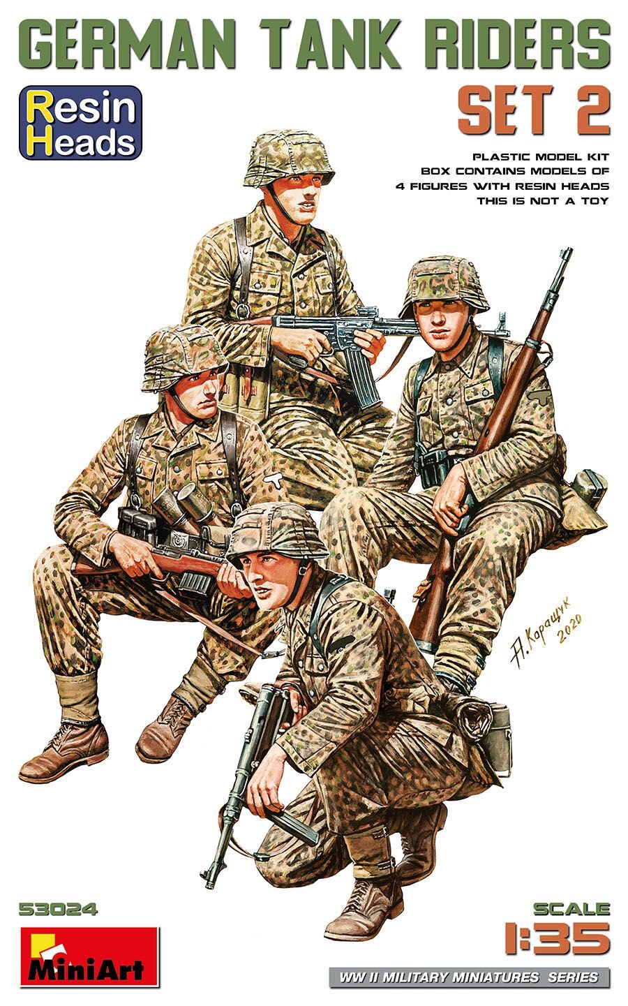 1/35 german tank rıders set 2