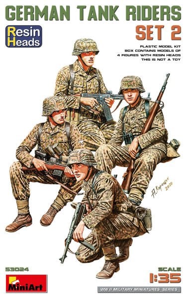 1/35 german tank rıders set 2