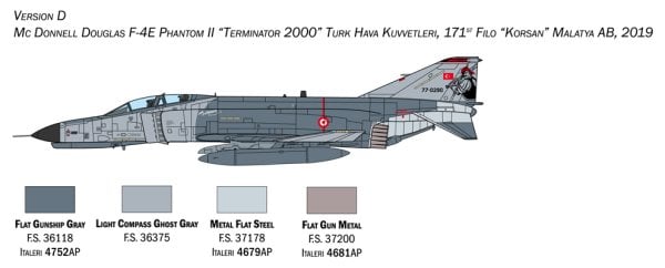 1/72   ITALERI F-4E/F PHANTOM II