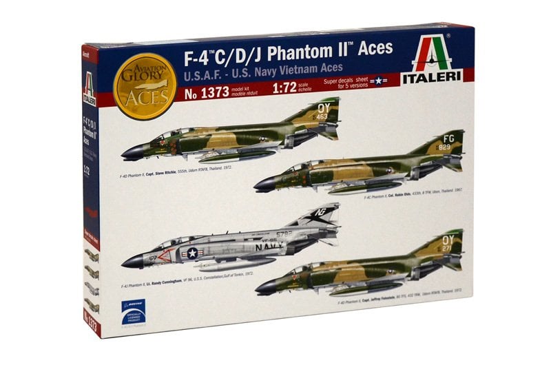 1/72  F-4 C/D/J PHANTOM II ACES USAF-US Navy Vietnam ACES