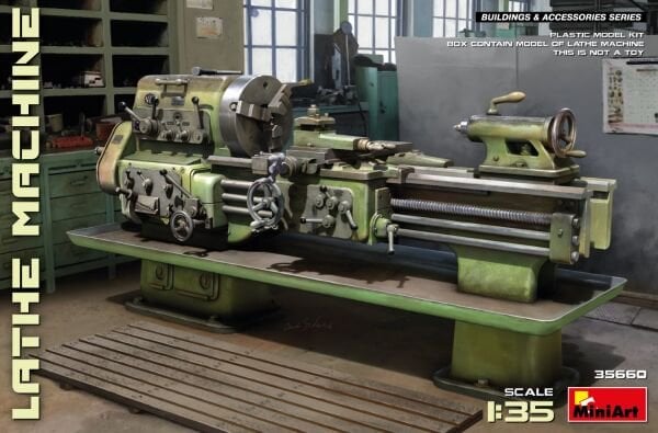 1/35 LATHE MECHINE (Torna Makinesi)