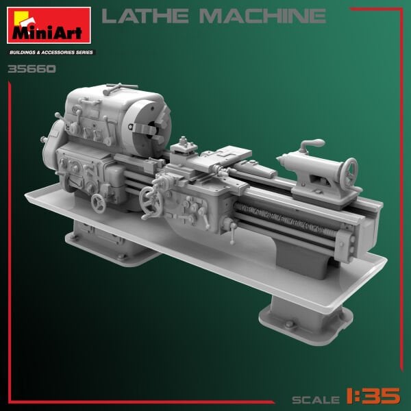 1/35 LATHE MECHINE (Torna Makinesi)
