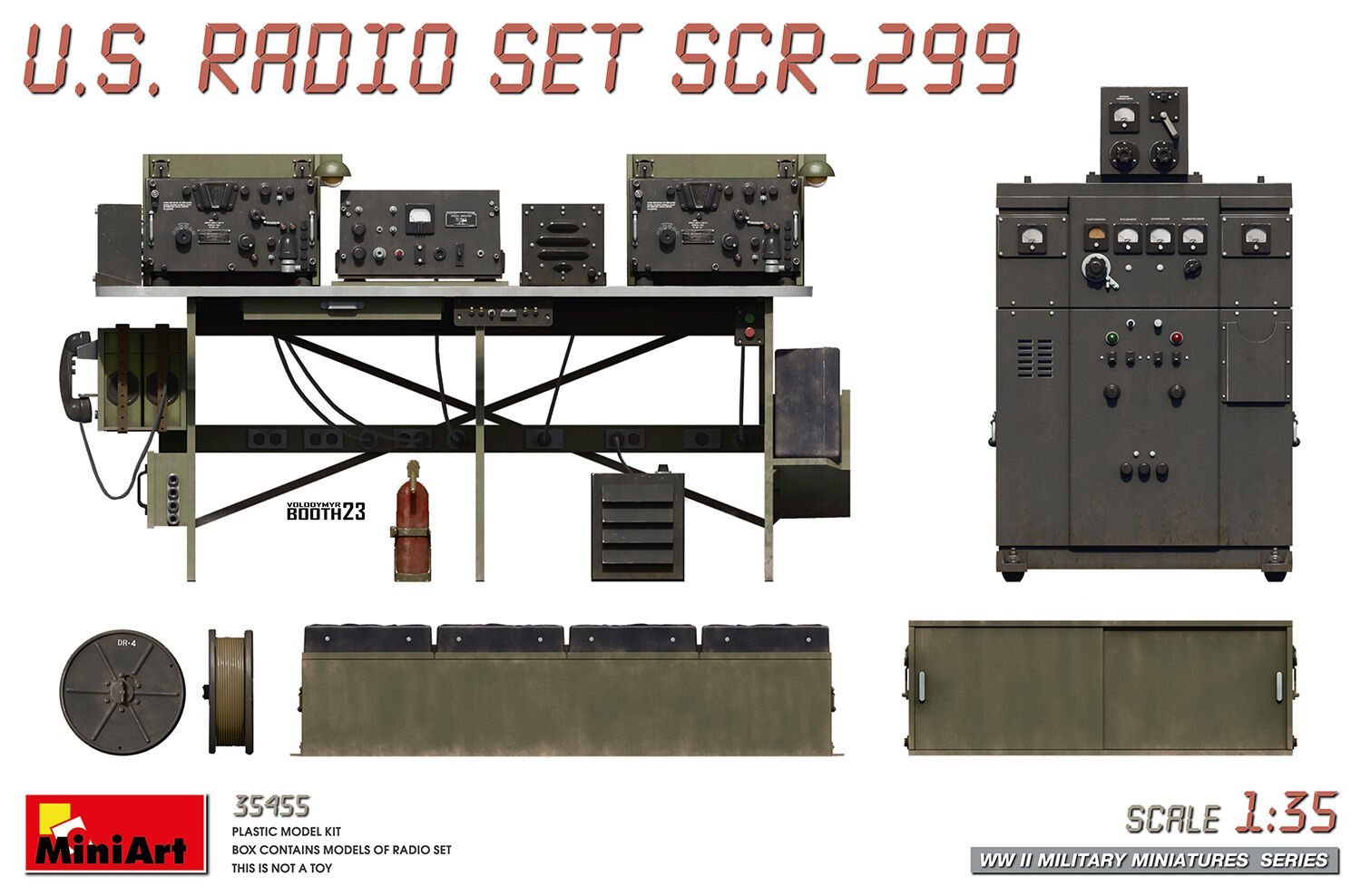 1/35 U.S. RADIO SET SCR-299