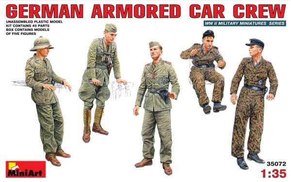 1/35 GERMAN ARMORED CAR CREW