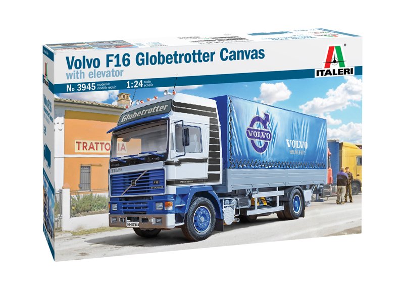 1/24   VOLVO F16 Globetrotter Canvas Truck with elevator