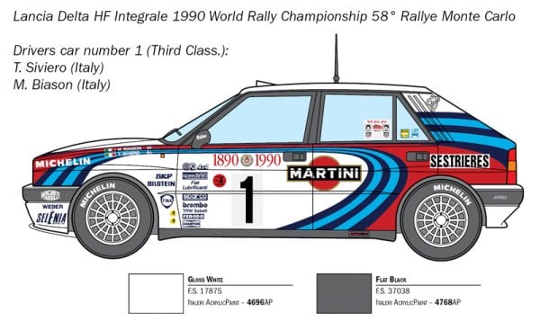 1/24 LANCIA DELTA HF INTEGRALE