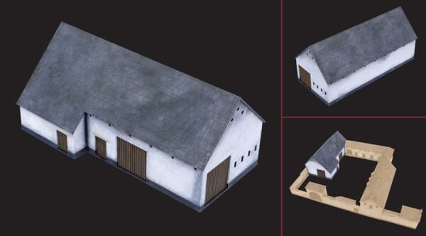 1/72  WATERLOO (200years) LA HAYE SAINTE - BARN